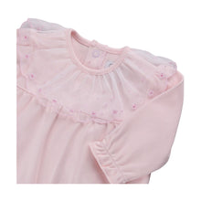 Load image into Gallery viewer, Pink Embroidered Tulle Babygrow