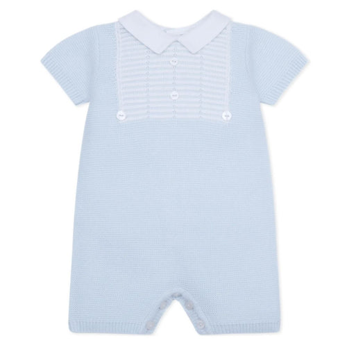 Pale Blue Knitted Romper