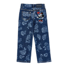 Load image into Gallery viewer, Blue Floral Print &quot;Minnie Mouse&quot; Jeans