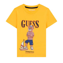 Load image into Gallery viewer, Dark Yellow Teddy &amp; Boat T-Shirt