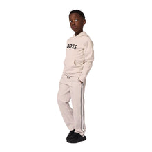 Load image into Gallery viewer, Beige Side Stripes Sweat Pants