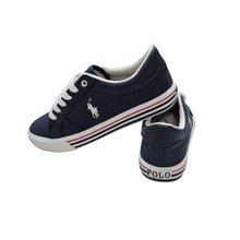 Load image into Gallery viewer, Navy Canvas Trainer