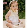 Yellow Spotty Dress & Knitted Bloomers