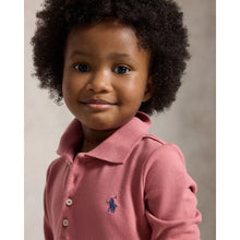 Load image into Gallery viewer, Deep Pink LS Polo Dress