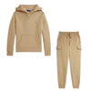Khaki Cargo Hoodie Tracksuit