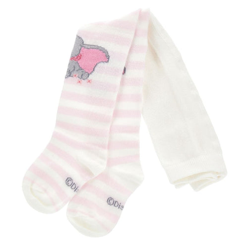Pink & White Dumbo Tights
