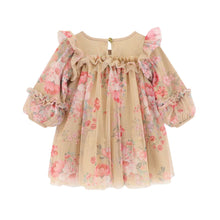 Load image into Gallery viewer, Babies Sand Floral Tulle &quot;Nadiya&quot; Dress