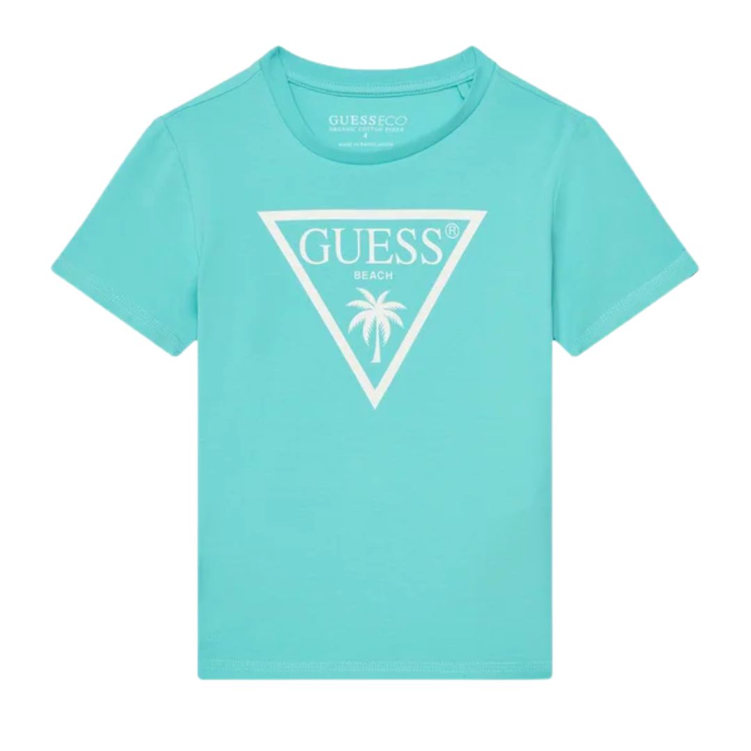 Turquoise Palm Logo T-Shirt
