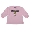 Baby Girls Pink Logo & Teddy Dress