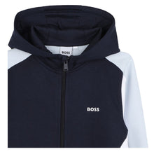 Load image into Gallery viewer, Navy Colour Block Tracksuit