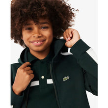 Load image into Gallery viewer, Dark Green &amp; White Stripe Hoodie Tracksuit
