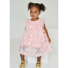 Load image into Gallery viewer, Babies Peach 3D Petal Dress