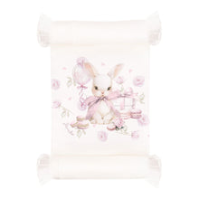 Load image into Gallery viewer, Ivory &amp; Pink "Snoffi" Bunny Babygrow Set
