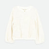 Ivory Boucle Sequin Skirt Set