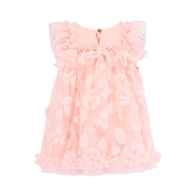 Load image into Gallery viewer, Babies Peach 3D Petal Dress