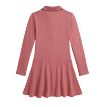 Load image into Gallery viewer, Deep Pink LS Polo Dress