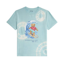 Load image into Gallery viewer, Blue Tie-Dye Polo Bear T-Shirt