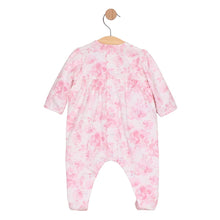 Load image into Gallery viewer, Pink Floral Babygrow &amp; Headband