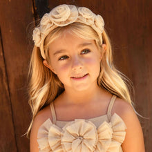 Load image into Gallery viewer, Gold Sparkle &#39;Rosie&#39; Headband