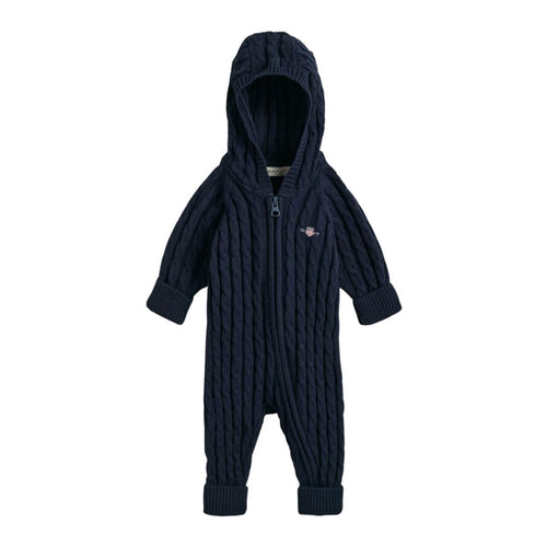 Navy Cable Knit All In One