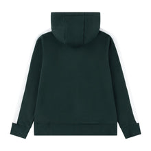 Load image into Gallery viewer, Dark Green &amp; White Stripe Hoodie Tracksuit