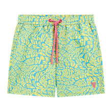 Load image into Gallery viewer, Blue &amp; Yellow Swim Shorts