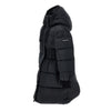 Black Hooded Puffer Coat