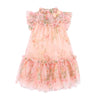 Peach Roses 'Marigold' Dress
