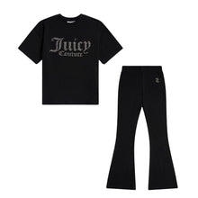 Load image into Gallery viewer, Black Flared Legging Set