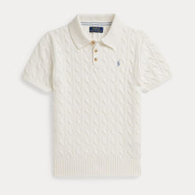 Load image into Gallery viewer, Ivory Cable Knit SS Top
