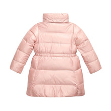 Load image into Gallery viewer, Girls Metallic Pink Hooded Down Coat