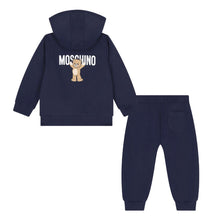Load image into Gallery viewer, Baby Boys Navy Hoodie Tracksuit