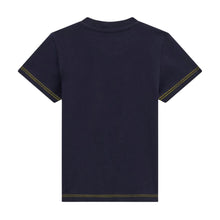Load image into Gallery viewer, Navy Car &amp; Logo T-Shirt