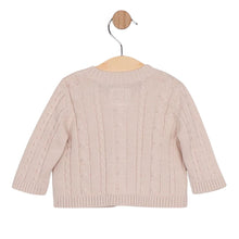 Load image into Gallery viewer, Boys Beige Knitted Cardigan