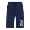Navy Teddy Sweat Shorts