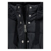 Black Hooded Puffer Coat