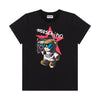 Black Teddy & Star Design T-Shirt