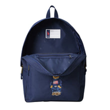 Load image into Gallery viewer, Navy Polo Bear Backpack (45cm)