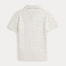 Load image into Gallery viewer, Ivory Cable Knit SS Top