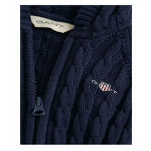 Load image into Gallery viewer, Navy Cable Knit All In One