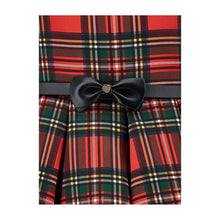 Load image into Gallery viewer, Red &amp; Black Tartan &amp; Roses Dress
