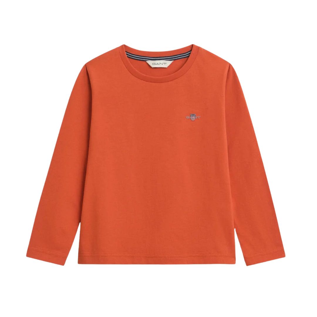 Deep Orange LS Small Logo Top