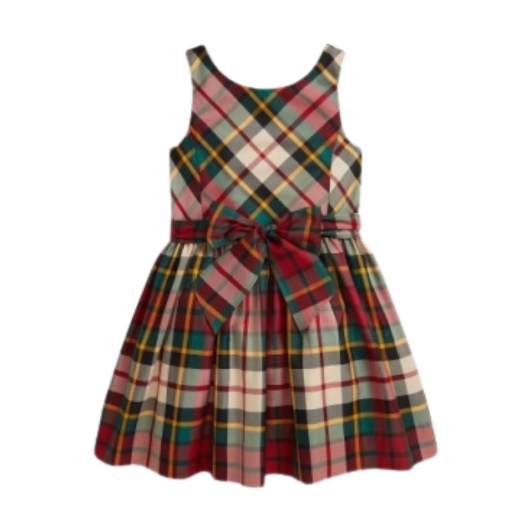 PRE ORDER - Girls Red Tartan Dress