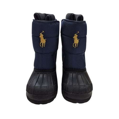 Navy & Yellow Snow Boot