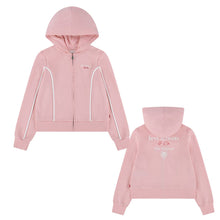 Load image into Gallery viewer, Pink Zip Up Hoodie