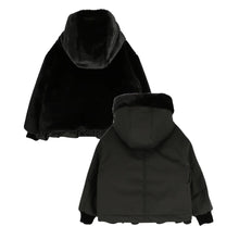Load image into Gallery viewer, Black Reversible &#39;Cathleen&#39; Coat