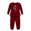 PRE ORDER - Baby Girls Burgundy Tracksuit