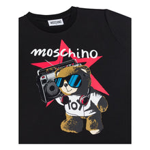 Load image into Gallery viewer, Black Teddy &amp; Star Design T-Shirt