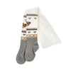 PRE ORDER - Ivory & Brown Teddy Tights