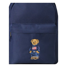 Load image into Gallery viewer, Navy Polo Bear Backpack (45cm)